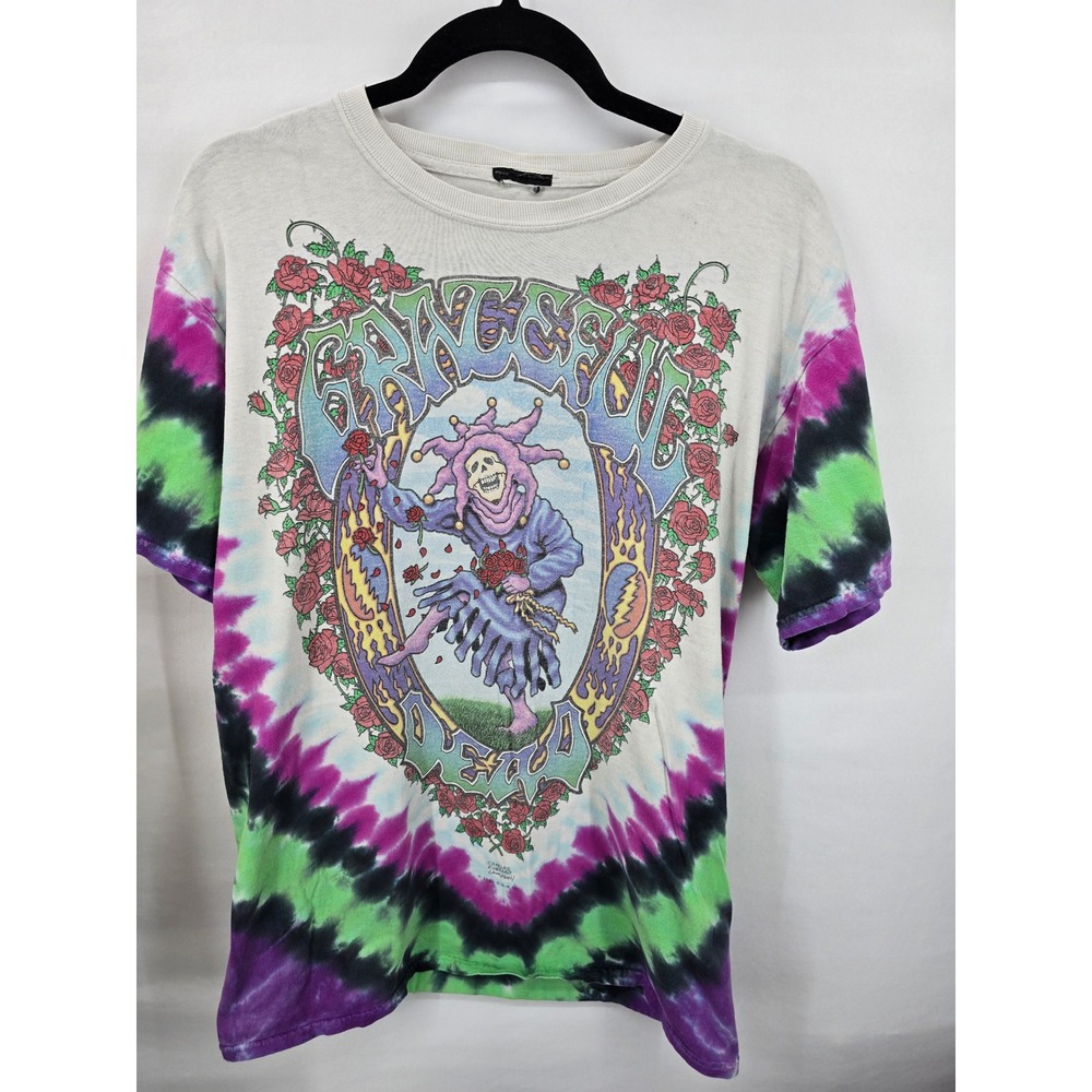 Vintage 1993 Grateful Dead Jester Tie Dye Shirt Seasons of the Dead Tour Mens M